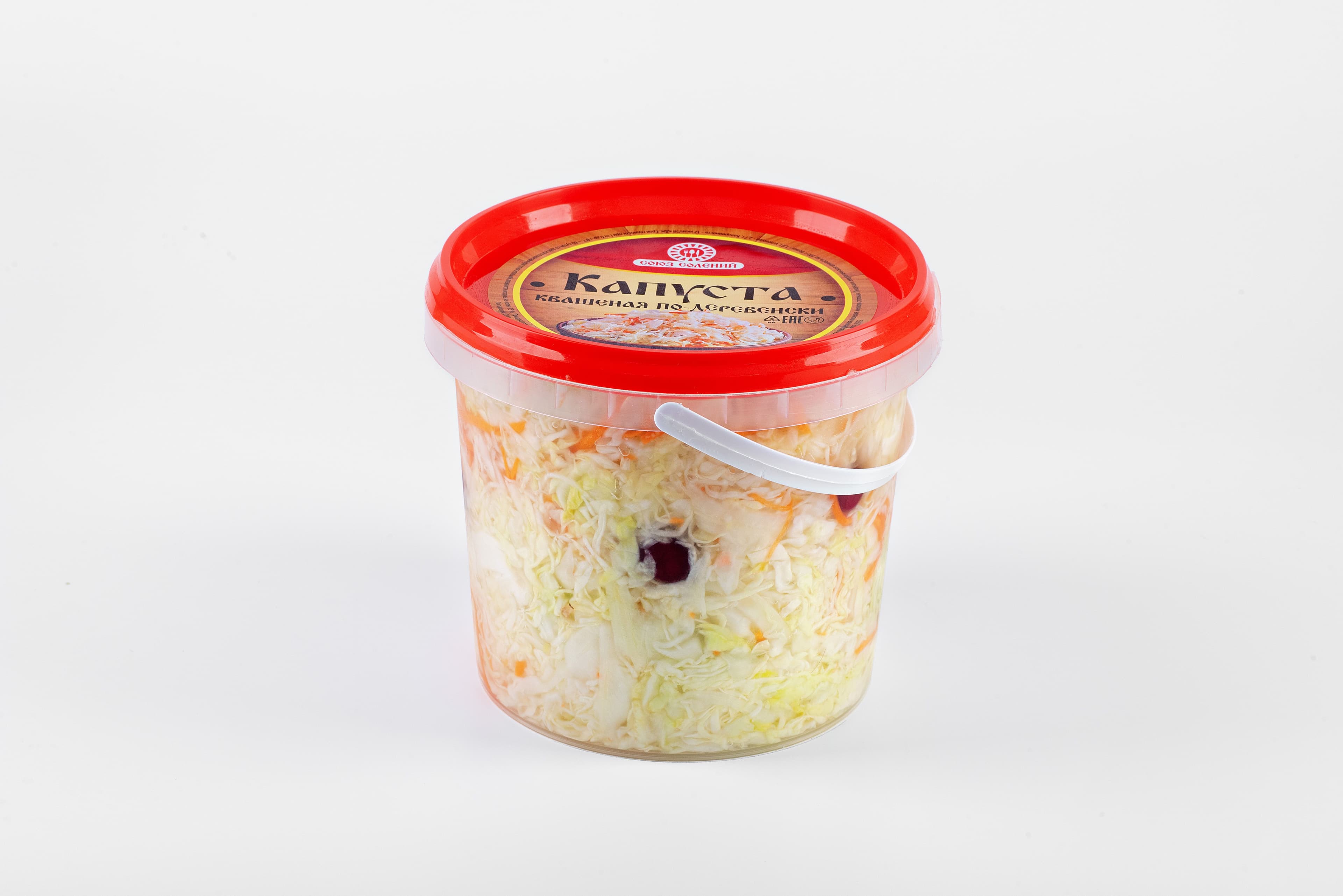 Капуста маринованная с клюквой