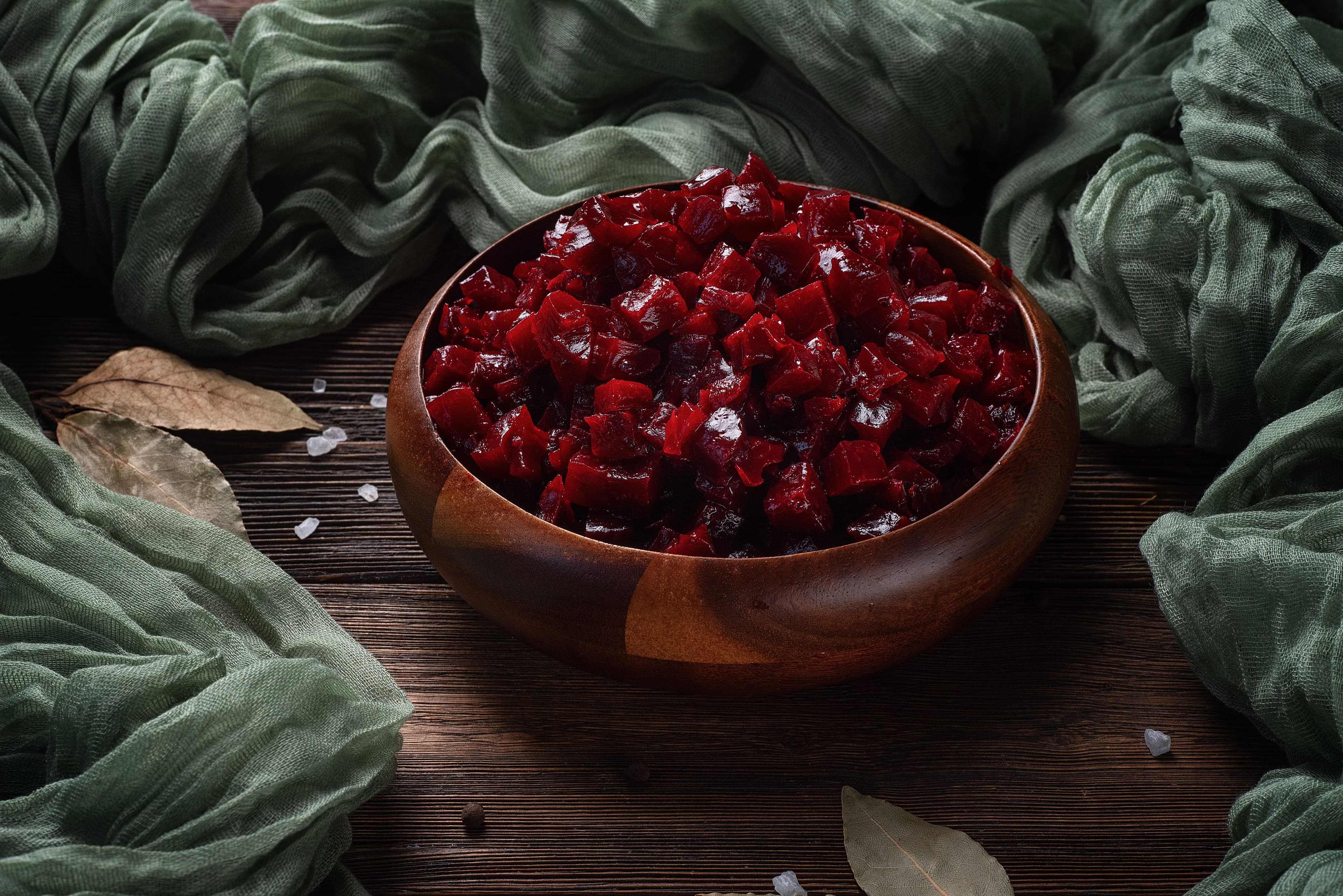 Свёкла отварная нарезанная кубиком в вакуумной упаковке